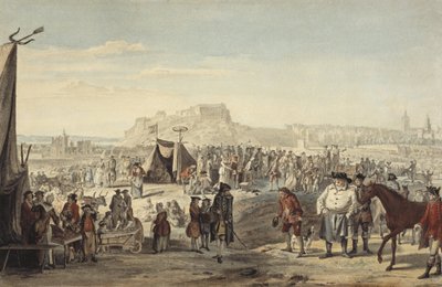 Horse Fair on Bruntsfield Links, Edinburgh by Paul Sandby